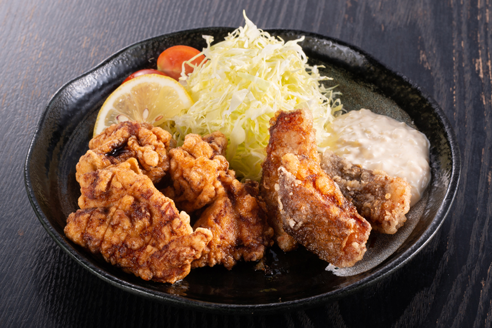 チキンとカレイの黒酢南蛮(チキンのみカレイのみも可) 850円