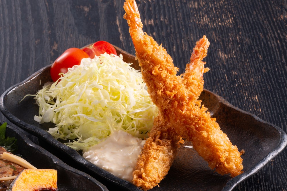 天使海老のフライ(3尾) 1,100円